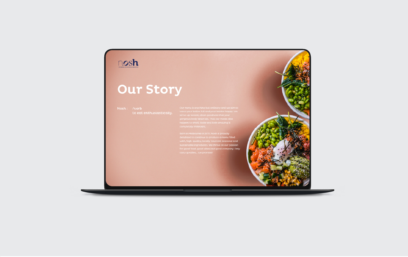 Nosh Website Design
