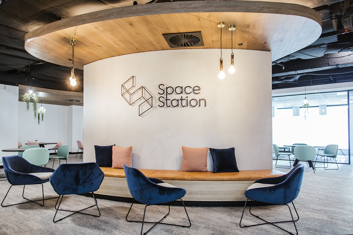 Space Station Entrance Sign